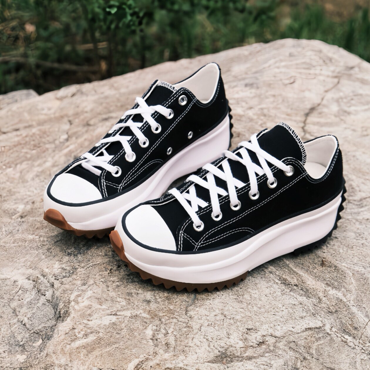 Converse Run Star Hike正品匡威厚底增高鞋男女同款松糕帆布鞋