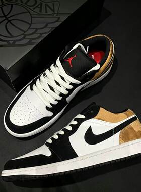 Nike Air Jordan1 耐克正品休闲低帮经典百搭时尚板鞋IX8740-101