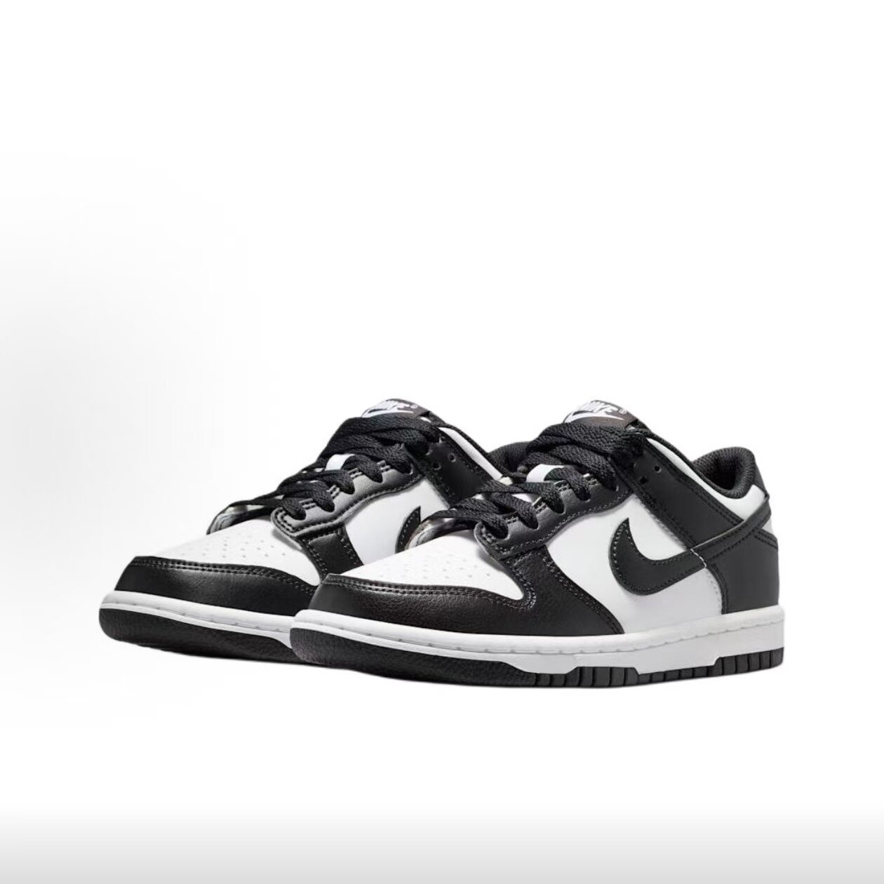 Nike Dunk 耐克百搭舒适透气低帮板鞋 白黑色 男女同款IU7766-100