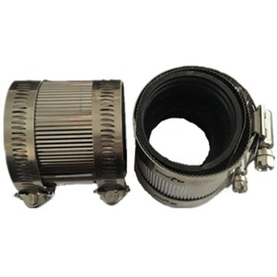 不锈钢管束带橡胶圈排水管卡箍 铸铁管/PVC管箍/卡箍50/75