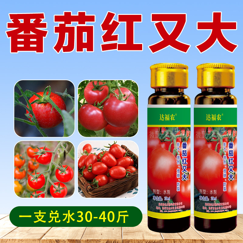 番茄膨大素正品防裂着色剂西红柿专用快速膨大催红增甜叶面肥料