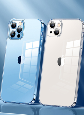 适用苹果X/XS手机壳iphone17透明XR镜头全包苹果13/14硅胶12Promax高品质11promax简约TPU防摔14Pro软保护套