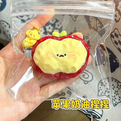 捏捏乐玩具爆款网红高颜值创意仿真食物慢回弹烂泥感儿童解压玩具