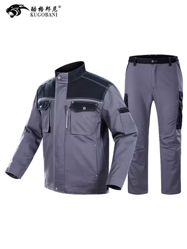 Износостойкий комплект для работы, осенний светоотражающий лонгслив, рабочая одежда, делается под заказ