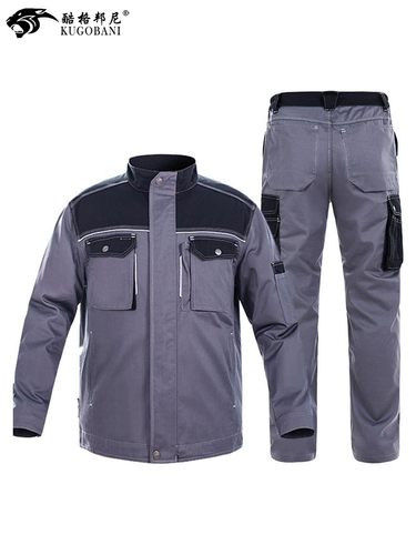 Износостойкий комплект для работы, осенний светоотражающий лонгслив, рабочая одежда, делается под заказ