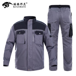 工作服男套装工厂车间耐磨耐脏春秋长袖上衣定制反光条电工劳保服