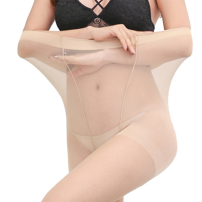 夏季超薄款大码丝袜 胖mm加肥加大连裤袜 女士防勾丝美腿打底