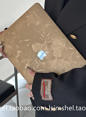 SHELL丨适用于Macbook保护壳华为笔记本16新款银杏树反光简约外壳macbookair13.6Pro14M4英寸软套16/15寸Max