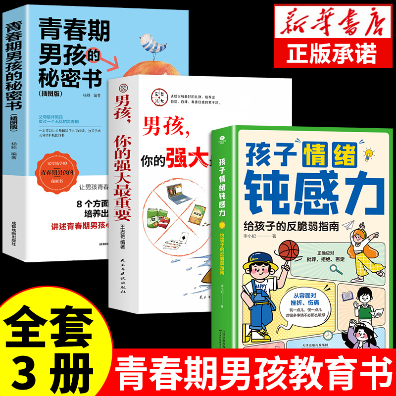 全套3册孩子情绪钝感力漫画