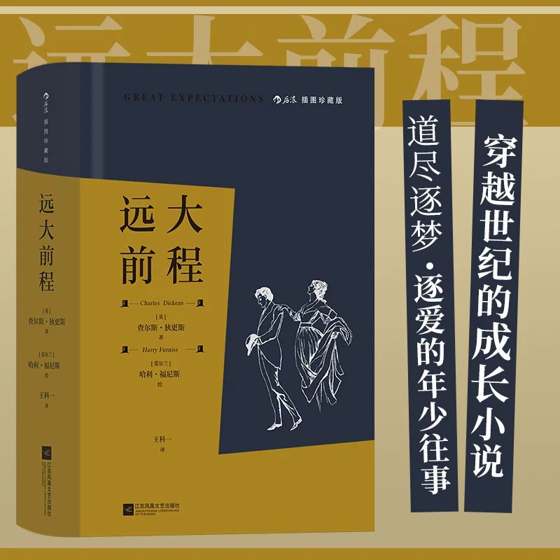 远大前程 插图珍藏版 狄更斯著 成长小说孤儿爱情前程 外国文学小说书籍 后浪正版图片