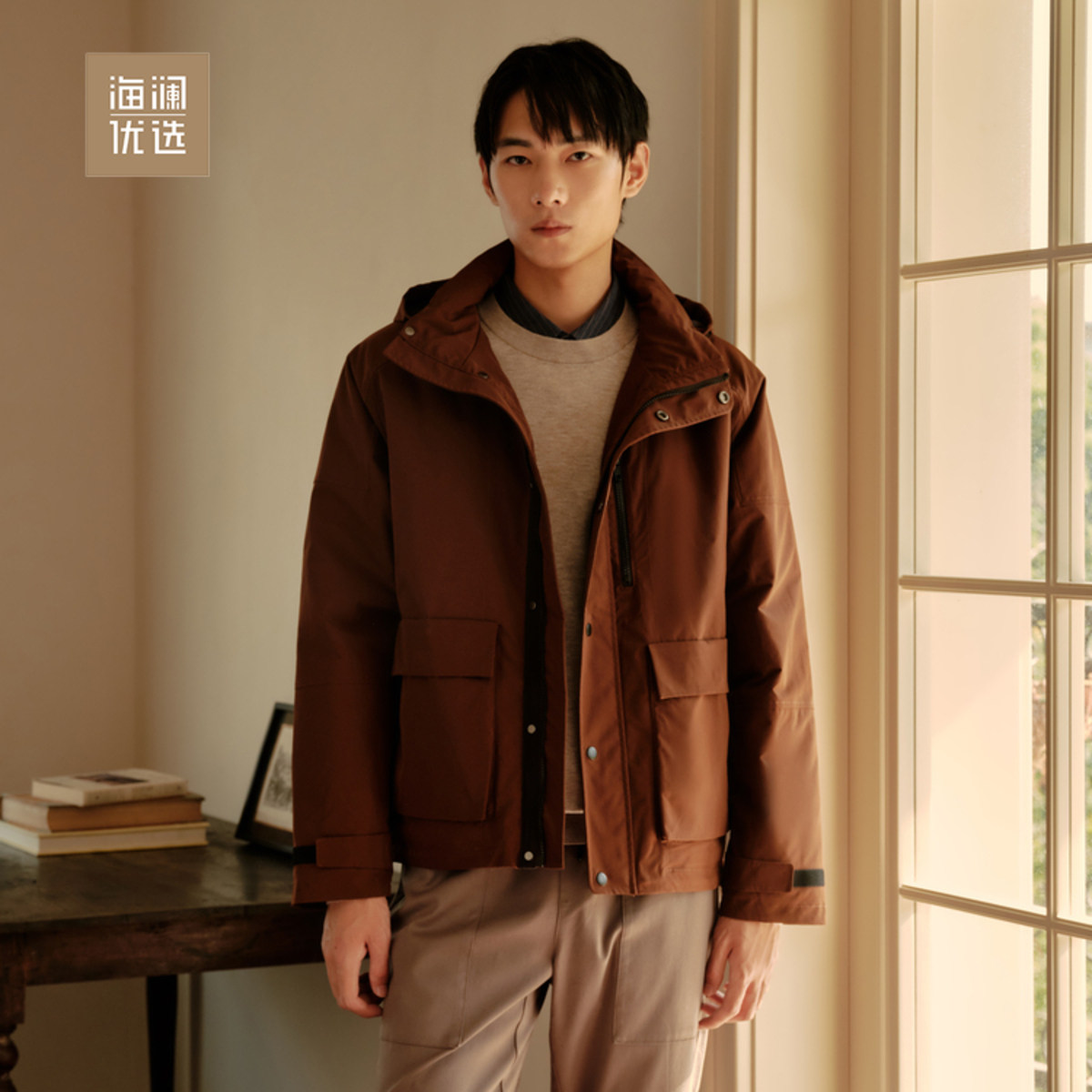 舒适连帽工装大口袋男士棉服属于什么档次？