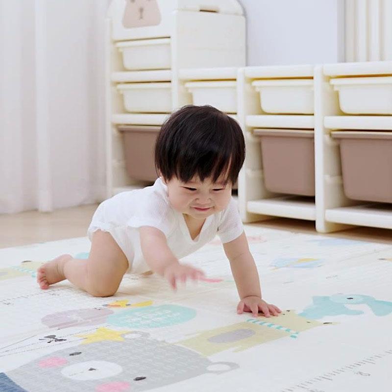 巧乐熊爬爬垫成亚好物优选可折叠拼接婴儿爬行垫家用加厚地垫图片
