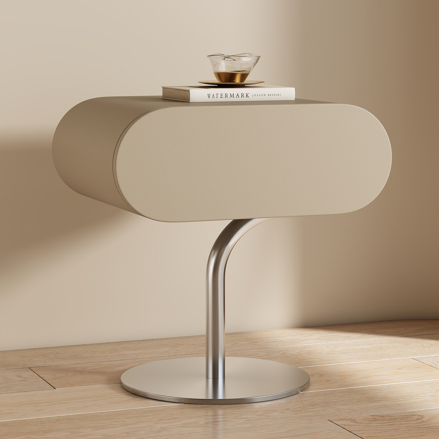 轻奢高级感床头柜实木设计感小众柜卧室储物柜高级感收纳柜免安装,住宅家具,床头柜,淘宝优惠券,粉丝福利购,淘宝优惠卷