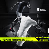 夏 凉感训练健身运动压缩短袖 Monster Guardians男子轻薄透气修身