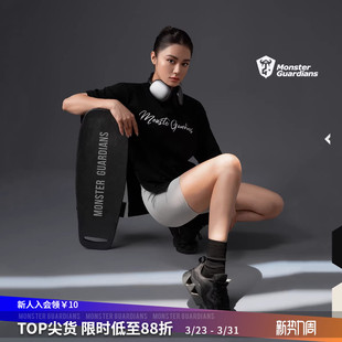 宽松开衩双色休闲运动短袖 未来感系列女子夏季 Guardians Monster