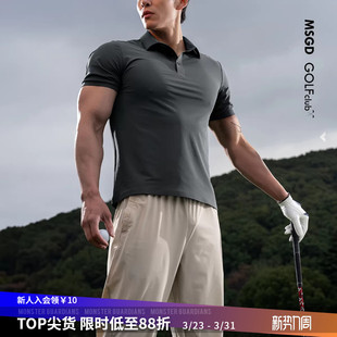 男 短袖 Monster Guardians防晒凉感高尔夫运动健身休闲抗皱POLO衫