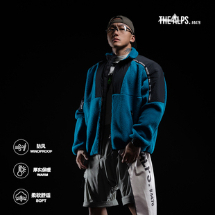 Monster Guardians 户外运动男子摇粒绒冬季防风锁温保暖外套夹克