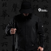 式 暗夜系列男子休闲宽松吸湿排汗透气衬衫 外套 Guardians Monster