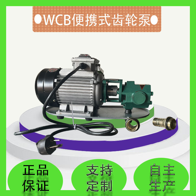 WCB75便携式齿轮油泵厂家包邮