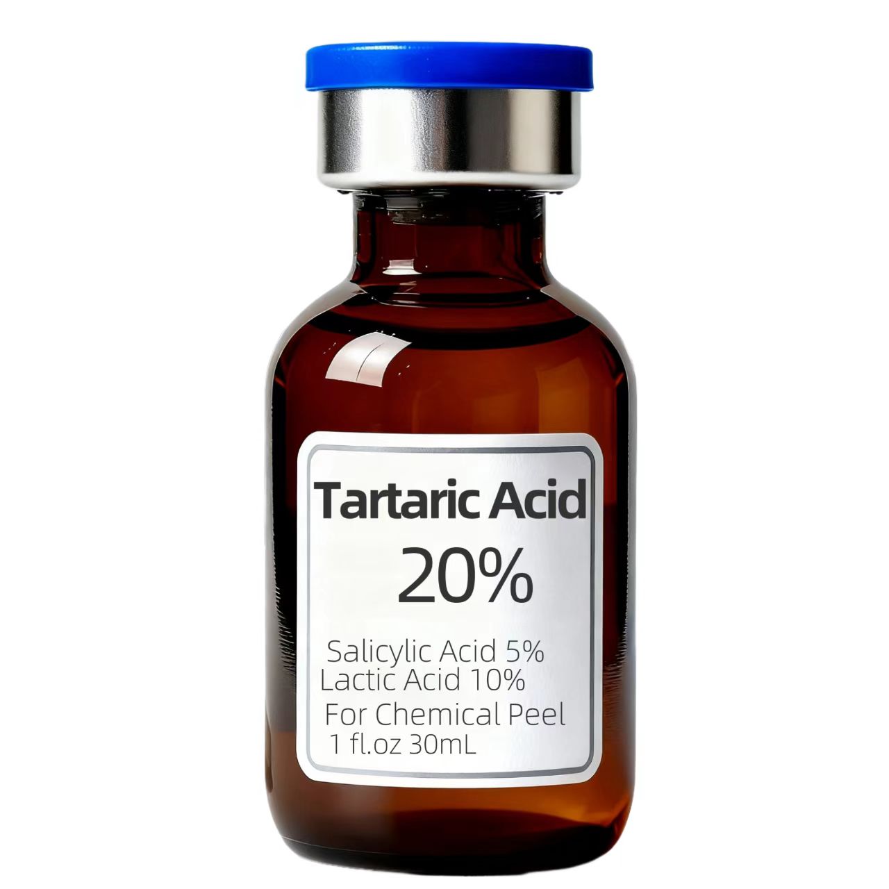 跨境版酒石酸20% 30ml酒石酸原液细致毛孔改善闭口粉刺油痘肌控油
