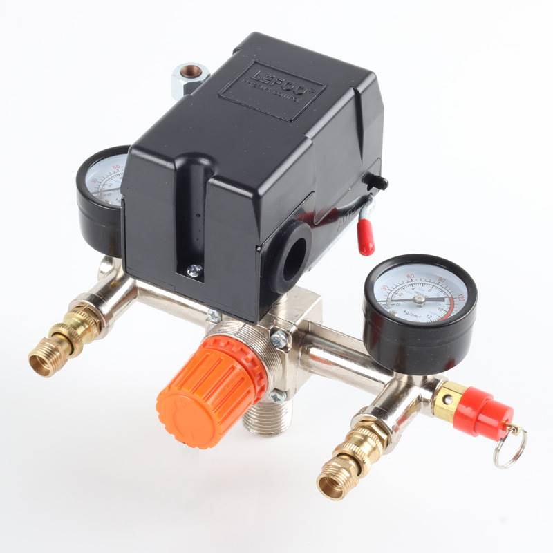 空压机配件自动压力开关巴马支架总成带LEFOO开关跨境出口阀