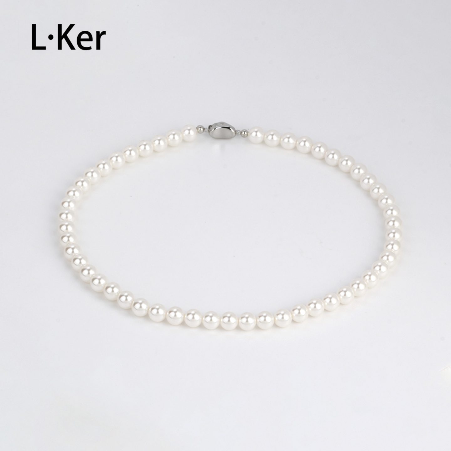 【白月光】2025秋冬珠光宝气圆形珍珠锁骨链时尚女士项链TG025