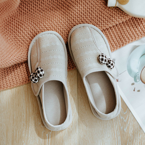 春秋季包跟月子鞋防滑产后棉拖鞋