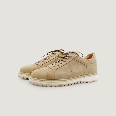 男士系带工装鞋春季复古时尚