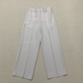 三醋酯纤维混纺直筒长裤 女装 O1109224 2025春夏新品 Th专柜同款