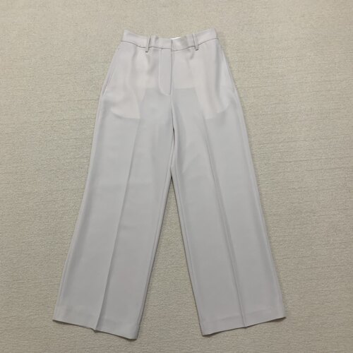 Th专柜同款 2025春夏新品女装 三醋酯纤维混纺直筒长裤 O1109224