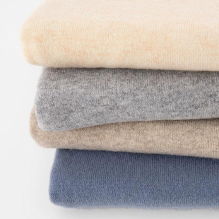 100山羊绒冬季重磅保暖女上衣打底长袖开衫外套百搭休闲连衣裙9