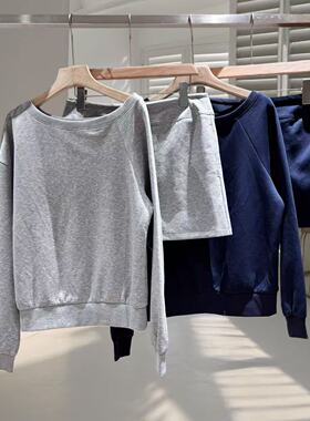 高端定制 欧洲站  休闲长袖卫衣+半身裙套装S163538