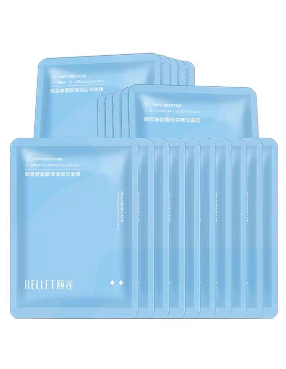 福瑞达颐莲玻尿酸精华面膜贴片补水保湿清爽细腻滋润学生女旗舰店