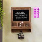 饰遮挡板留言板悬挂墙式 家用电表箱装 花架小黑板 创意复古壁挂式