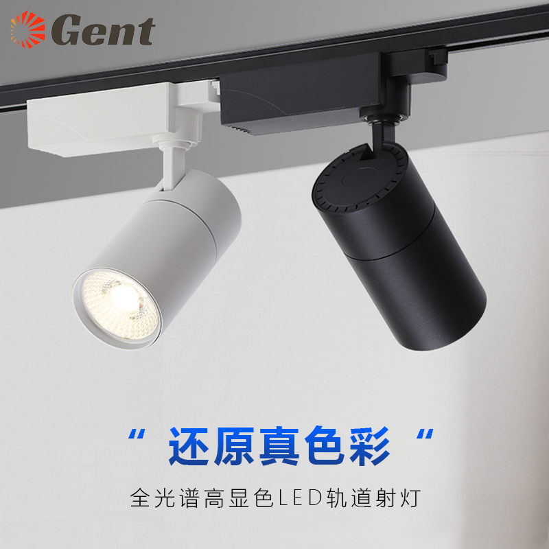 轨道射灯智能调光高显色导轨灯