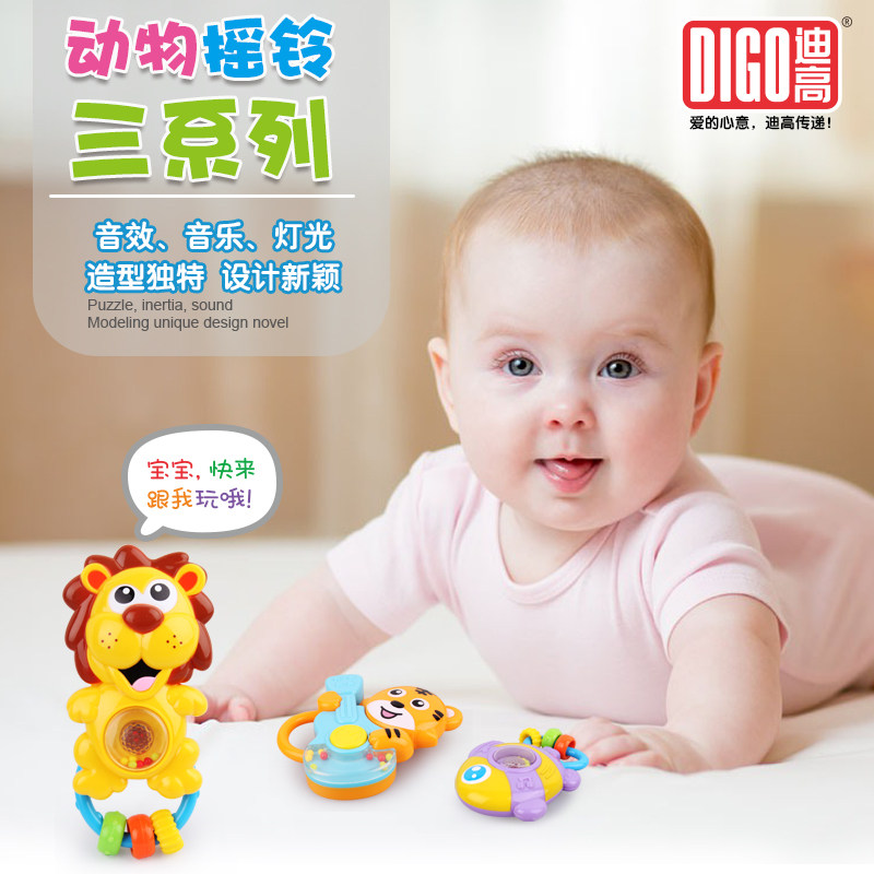 手摇铃牙胶婴幼儿童玩具电动0-3-6-12个月益智新生儿宝宝安抚玩具在类目 玩具/童车/益智/积木/模型, 幼儿响铃/布玩/安抚玩具, 摇铃中 - 来自Buy2taobao.com提供专业的淘宝代购服务