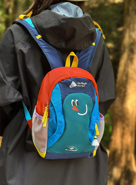 户外小型登山包女轻便徒步旅行包男童卡通双肩包出游小背包iPad包