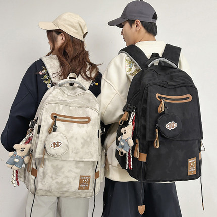 高个子大容量气垫护脊书包女高中大学生通勤背包减负笔记本电脑包