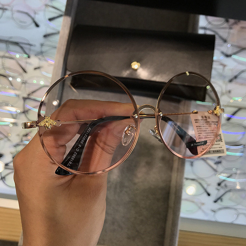 墨镜女2019新款韩国个性街拍圆框气质渐变镜超太阳镜女潮YS18563