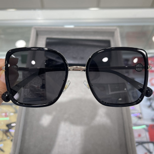 薇尚墨镜方框黑色大框女款 优雅开车S6089太阳镜 粉色眼镜2026新款