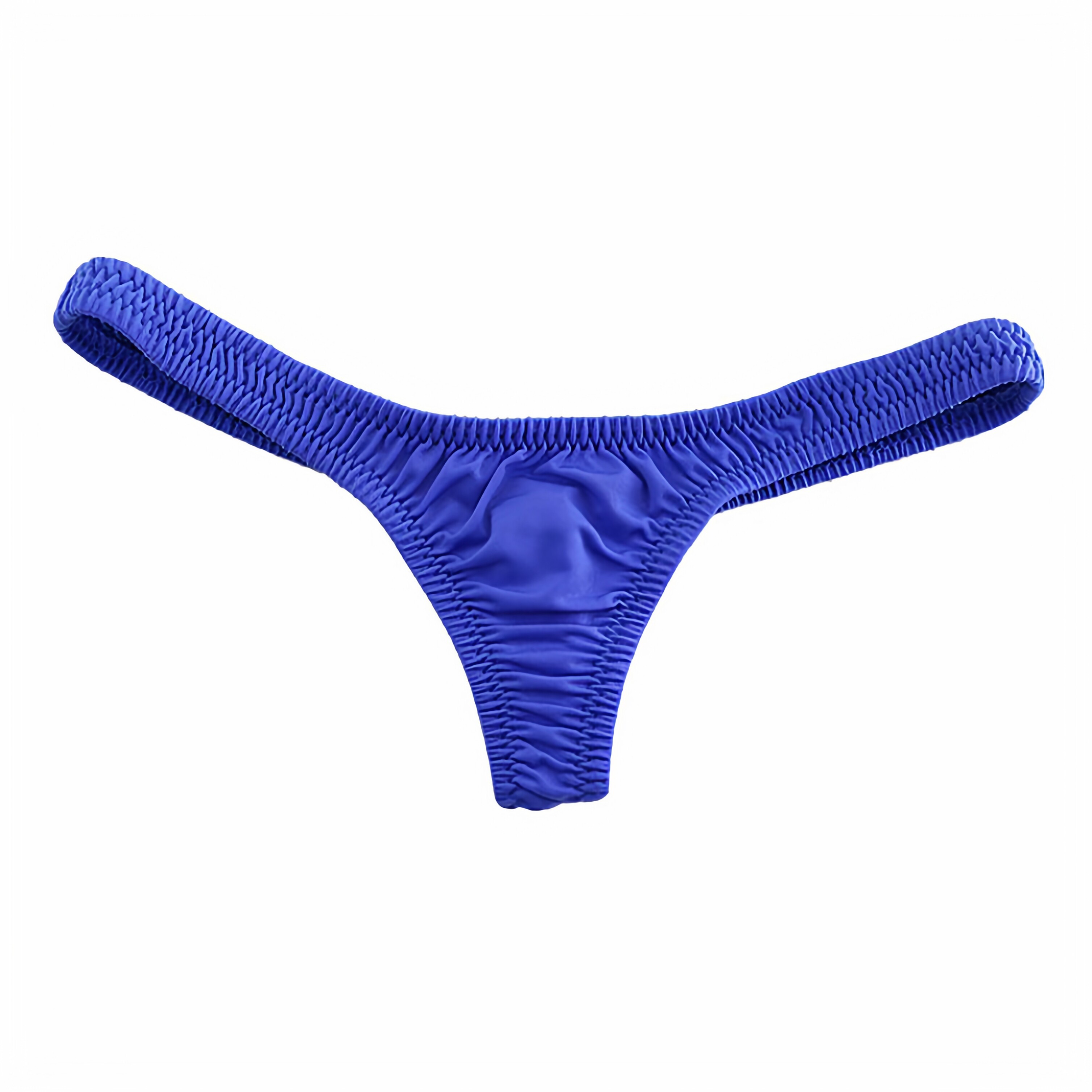 男士性感丁字裤超低腰无囊袋纯色弹力T裤新潮青年平面款紧身透气