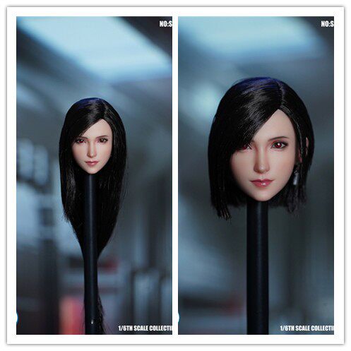 SUPER DUCK 1/6 SDH032 女头雕 蒂法 最终幻想- A B 两款 现货