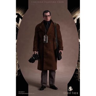 011 现货 Ghost 超级记者人克拉克 超人可动兵人人偶 toys