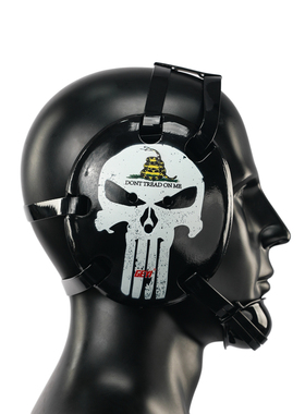 GEYI摔跤护耳，柔术耳罩,Dont Tread On Me白色(成人款&青年款)