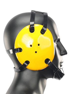 GEYI摔跤护耳,柔术护耳格斗护耳.配下巴杯黄色(成人款&青年款）