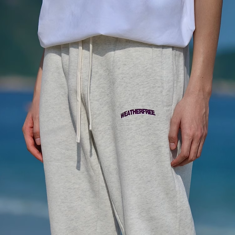 weatherfree秋冬新品长裤加绒男女长裤运动裤宽松裤修身版型裤