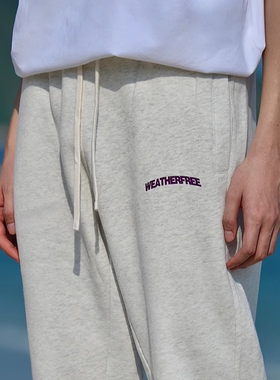 weatherfree秋冬新品长裤加绒男女长裤运动裤宽松裤修身版型裤