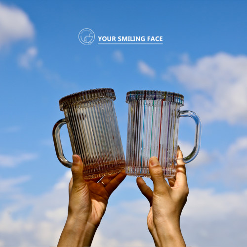 ins办公室水杯带盖高颜值咖啡杯