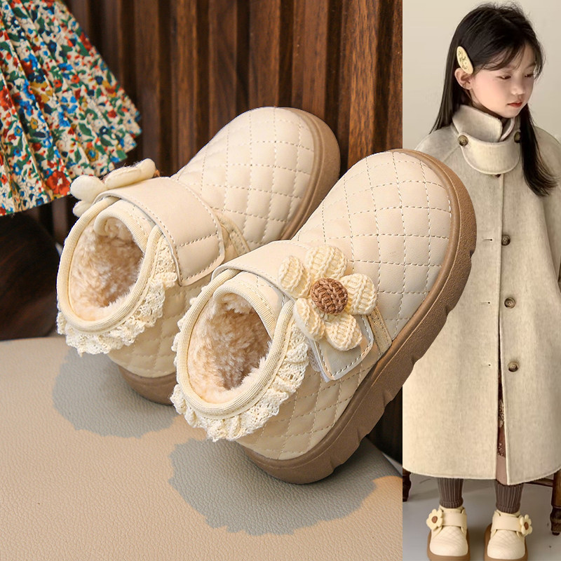 2025大棉加绒加厚女童冬季短靴新款儿童雪地靴保暖中小童女童棉靴,童鞋/婴儿鞋/亲子鞋,棉靴,淘宝优惠券,粉丝福利购,淘宝优惠卷