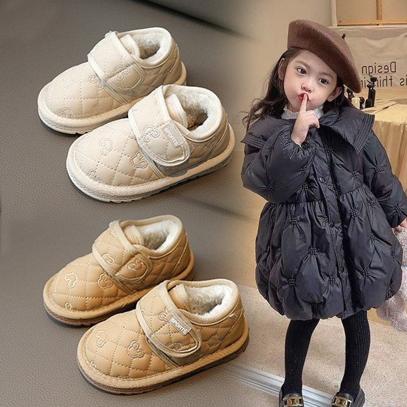 儿童棉鞋2025冬季新款小童面包鞋女童保暖棉靴儿童短筒男童雪地靴,童鞋/婴儿鞋/亲子鞋,棉鞋,淘宝优惠券,粉丝福利购,淘宝优惠卷